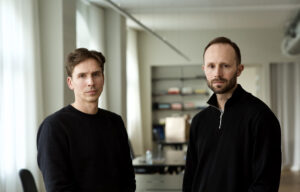 ASKET-founders. August Bard Bringéus to the left, Jakob Sazon Dworsky to the right.